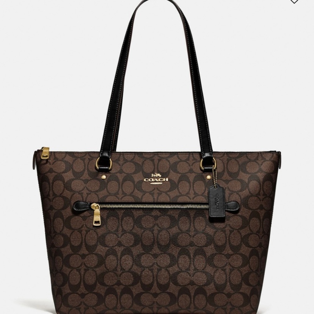 Coach zip top bag